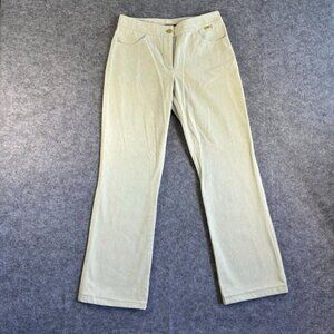St John Sport Women's Straight Leg Trouser Pants 6 Denim Old Money Luxury 472